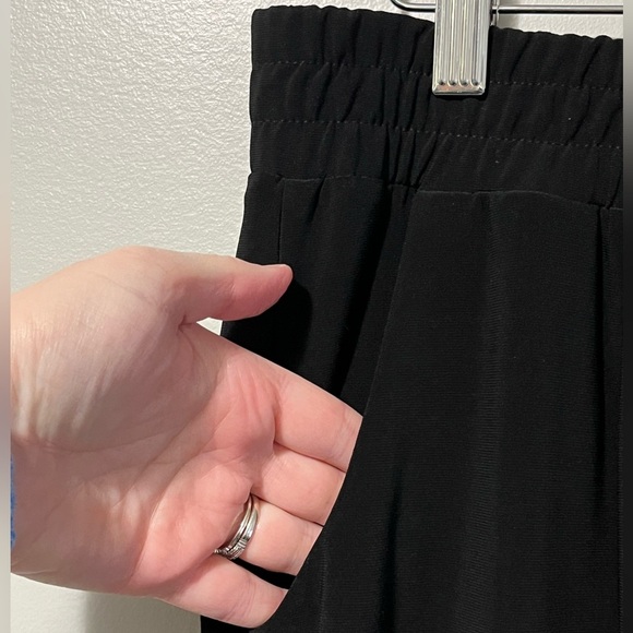 Joseph Ribkoff Heavy Knit Pull On Slim Fit Rolled Cuff Crop Pants - Picture 5 of 9